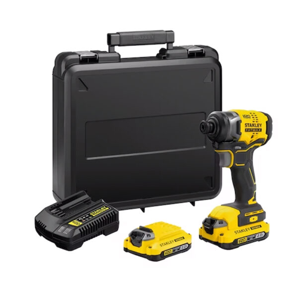 ATORNILLADOR DE IMPACTO 20V BRUSHLESS INALAMBRICO STANLEY SBI810D2K-B3 - Image 2